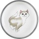 Trixie 24499 Ceramic Cat Bowl, 0.25 Litres, Diameter 13 cm, White Trixie 24499 Ceramic Cat Bowl, 0.25 Litres, Diameter 13 cm, White