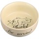 Trixie Cat bowl Thanks for Service, ceramic Trixie Cat bowl Thanks for Service, ceramic