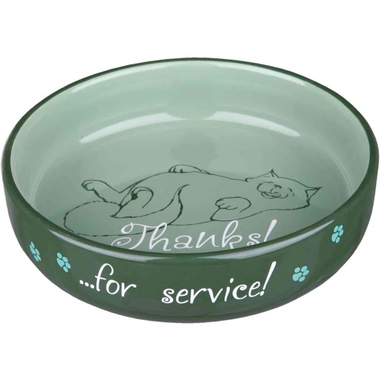 Trixie Cat bowl for short-nosed breeds, ceramic Trixie Cat bowl for short-nosed breeds, ceramic