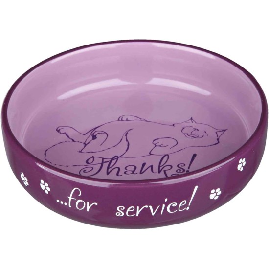 Trixie Cat bowl for short-nosed breeds, ceramic Trixie Cat bowl for short-nosed breeds, ceramic