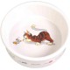 Trixie Ceramic Cat Bowl with Motif, 0.2 Litre, White Trixie Ceramic Cat Bowl with Motif, 0.2 Litre, White