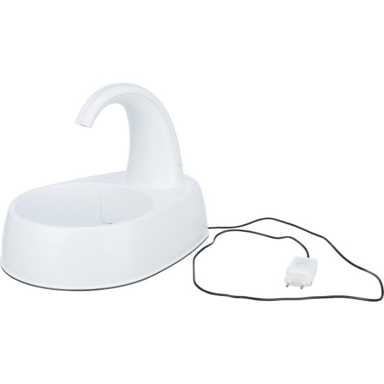 Trixie Curved Jet Fountain, White, 2.5L/25×24.5×35cm Trixie Curved Jet Fountain, White, 2.5L/25×24.5×35cm
