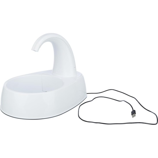 Trixie Curved Jet Fountain, White, 2.5L/25×24.5×35cm Trixie Curved Jet Fountain, White, 2.5L/25×24.5×35cm