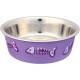 Trixie Stainless Steel Cat Bowl Plastic Coating, 0.25 Litre Trixie Stainless Steel Cat Bowl Plastic Coating, 0.25 Litre