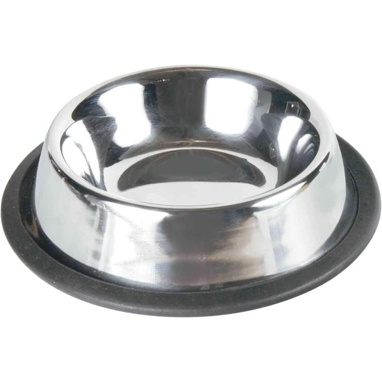 Trixie Stainless Steel Rubber Base Ring Cat Bowl Trixie Stainless Steel Rubber Base Ring Cat Bowl