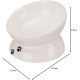 Trixie White Ceramic Cat Feeder