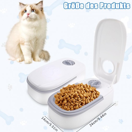 Tyafzzn Automatic Cat Feeder for Meals, Automatic Cat Feeder, Automatic Feeder for Cats and Small Dogs Tyafzzn Automatic Cat Feeder for Meals, Automatic Cat Feeder, Automatic Feeder for Cats and Small Dogs