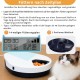UBPET Automatic Cat Feeder Wet Food with Cooling, Semiconductor Cold Technology, Timing Function, Automatic Feeder Cat, 5 Food Compartments for 330 g Pet Food, Premium Plates, Washable, for Cats + UBPET Automatic Cat Feeder Wet Food with Cooling, Semiconductor Cold Technology, Timing Function, Automatic Feeder Cat, 5 Food Compartments for 330 g Pet Food, Premium Plates, Washable, for Cats +