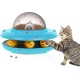 UFO Automatic Cat Slow Feeder Interative Puzzle Toy, 50 g / 1.76 oz Cat Food Dispenser with Built-in Rechargeable Battery for Small Pets Dog Indoor for Dry Food (White) UFO Automatic Cat Slow Feeder Interative Puzzle Toy, 50 g / 1.76 oz Cat Food Dispenser with Built-in Rechargeable Battery for Small Pets Dog Indoor for Dry Food (White)