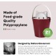 United Pets Crick Cat Food Container, Made in Italy, Bordeaux/Grey, Includes Food Scoop, Designer Stefano Giovannoni Cat Food Container - One Size United Pets Crick Cat Food Container, Made in Italy, Bordeaux/Grey, Includes Food Scoop, Designer Stefano Giovannoni Cat Food Container - One Size