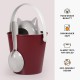 United Pets Crick Cat Food Container, Made in Italy, Bordeaux/Grey, Includes Food Scoop, Designer Stefano Giovannoni Cat Food Container - One Size United Pets Crick Cat Food Container, Made in Italy, Bordeaux/Grey, Includes Food Scoop, Designer Stefano Giovannoni Cat Food Container - One Size