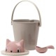 United Pets Crick Cat Food Container, Made in Italy, Pink/Grey, Includes Food Scoop, Designer Stefano Giovannoni Cat Food Container - One Size United Pets Crick Cat Food Container, Made in Italy, Pink/Grey, Includes Food Scoop, Designer Stefano Giovannoni Cat Food Container - One Size