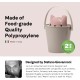 United Pets Crick Cat Food Container, Made in Italy, Pink/Grey, Includes Food Scoop, Designer Stefano Giovannoni Cat Food Container - One Size United Pets Crick Cat Food Container, Made in Italy, Pink/Grey, Includes Food Scoop, Designer Stefano Giovannoni Cat Food Container - One Size