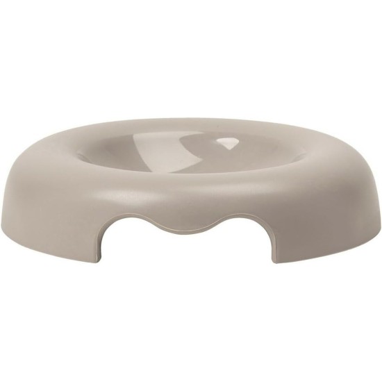United Pets Kitty Design Plate Bowl for Cats Eco-Friendly, Made in Italy, Grey United Pets Kitty Design Plate Bowl for Cats Eco-Friendly, Made in Italy, Grey