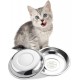 VENTION Small Flat Cat Food Bowls, Outer Diameter 14.6 cm, Stainless Steel Cat Bowl for Domestic Cats, 4 Pieces Replacement Cat Bowls 320 ml for Raised Feeding Station, Food Bowls VENTION Small Flat Cat Food Bowls, Outer Diameter 14.6 cm, Stainless Steel Cat Bowl for Domestic Cats, 4 Pieces Replacement Cat Bowls 320 ml for Raised Feeding Station, Food Bowls