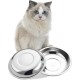 VENTION Small Flat Cat Food Bowls, Outer Diameter 14.6 cm, Stainless Steel Cat Bowl for Domestic Cats, 4 Pieces Replacement Cat Bowls 320 ml for Raised Feeding Station, Food Bowls VENTION Small Flat Cat Food Bowls, Outer Diameter 14.6 cm, Stainless Steel Cat Bowl for Domestic Cats, 4 Pieces Replacement Cat Bowls 320 ml for Raised Feeding Station, Food Bowls