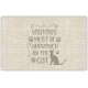 VINILIKO, Waterproof Pet Bowl Mat - All Guests Must Be Approved By My Cat - 48 x 75cm VINILIKO, Waterproof Pet Bowl Mat - All Guests Must Be Approved By My Cat - 48 x 75cm
