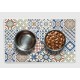 VINILIKO, Waterproof Pet Bowl Mat Mosaic Guimaraes 48 x 75 cm VINILIKO, Waterproof Pet Bowl Mat Mosaic Guimaraes 48 x 75 cm