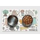 VINILIKO, Waterproof Pet Bowl Mat for Cats in Paradise 48 x 75 cm VINILIKO, Waterproof Pet Bowl Mat for Cats in Paradise 48 x 75 cm