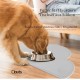 VINPAM Creative Cute Pet Silicone Pet Placemat Feeding Mat Cat Bowl Dog Bowl Non-Slip Waterproof Mat Pet Dining Mat 48 x 27 cm, Pink (Pink)