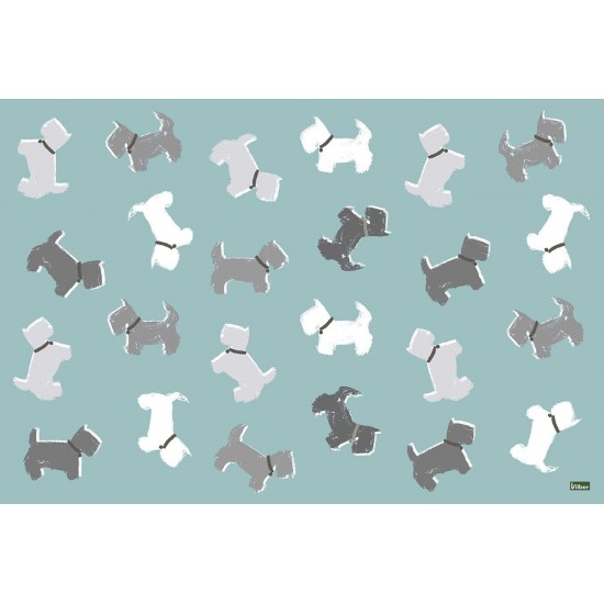 Vilber A050 V01 Dogs. 2232 Du 03 Tablecloth Wallpaper Feeding Station Bird Bath 45.6 x 30.5 x 0.2 cm Blue Vilber A050 V01 Dogs. 2232 Du 03 Tablecloth Wallpaper Feeding Station Bird Bath 45.6 x 30.5 x 0.2 cm Blue