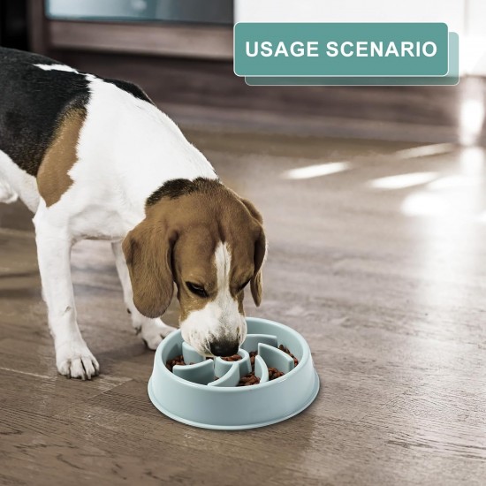 Vinabo Anti-sling dog bowl, anti-slinging bowl, dogs and cats, promotes a healthy diet and slow digestion, suitable for small/medium/large pets Vinabo Anti-sling dog bowl, anti-slinging bowl, dogs and cats, promotes a healthy diet and slow digestion, suitable for small/medium/large pets