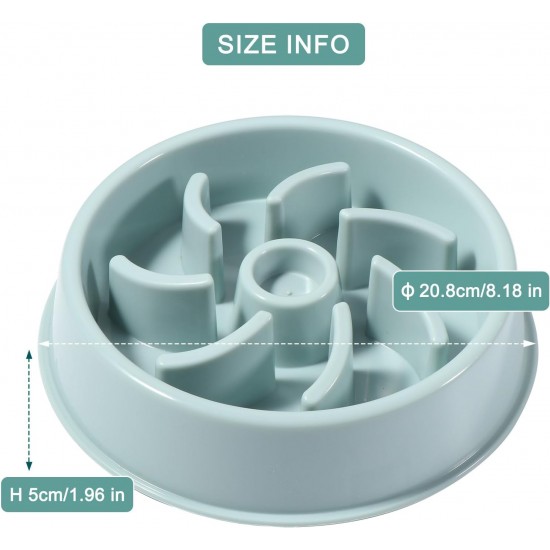 Vinabo Anti-sling dog bowl, anti-slinging bowl, dogs and cats, promotes a healthy diet and slow digestion, suitable for small/medium/large pets Vinabo Anti-sling dog bowl, anti-slinging bowl, dogs and cats, promotes a healthy diet and slow digestion, suitable for small/medium/large pets