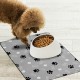 WANDGU 40 x 60 cm Waterproof Feeding Mat for Dogs and Cats: Super Absorbent Quick-Drying Bowl Mat with Non-Slip Rubber Coating for Cat Bowl and Dog Bowl Mat WANDGU 40 x 60 cm Waterproof Feeding Mat for Dogs and Cats: Super Absorbent Quick-Drying Bowl Mat with Non-Slip Rubber Coating for Cat Bowl and Dog Bowl Mat