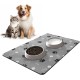 WANDGU 40 x 60 cm Waterproof Feeding Mat for Dogs and Cats: Super Absorbent Quick-Drying Bowl Mat with Non-Slip Rubber Coating for Cat Bowl and Dog Bowl Mat WANDGU 40 x 60 cm Waterproof Feeding Mat for Dogs and Cats: Super Absorbent Quick-Drying Bowl Mat with Non-Slip Rubber Coating for Cat Bowl and Dog Bowl Mat