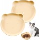 WJUAN Pack of 2 Cat Bowls, Khaki, Silica Gel, Feeding Bowls for Cats, Both Hot and Cold, with Suction Cup on the Bottom, Easy to Clean, Cat Food Bowl, Suitable for Cats, Dogs, Rabbits WJUAN Pack of 2 Cat Bowls, Khaki, Silica Gel, Feeding Bowls for Cats, Both Hot and Cold, with Suction Cup on the Bottom, Easy to Clean, Cat Food Bowl, Suitable for Cats, Dogs, Rabbits