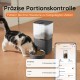 WOPET Automatic Cat Feeder 4L Cat Food Automatic 180 Days Battery Life (1-6 Meals/Day, Dry Food) Feeder for Cats/Dogs, Stainless Steel Bowl, Double Power Supply, Black WOPET Automatic Cat Feeder 4L Cat Food Automatic 180 Days Battery Life (1-6 Meals/Day, Dry Food) Feeder for Cats/Dogs, Stainless Steel Bowl, Double Power Supply, Black