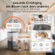 WOPET Automatic Cat Food Dispenser, 4L WiFi Cat Feeder with App Control for Slow Feeding, 10 Second Voice Recording, 1-10 Meals a Day for Cats and Dogs, Black