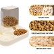 WSAMJIN Automatic Cat Food and Water Dispenser Set, 2-in-1 Gravity Cat Feeder, 1.5 L Water Dispenser and Automatic Feeder Large Cat Feeder for Small Dogs, Puppies, Cats (White) WSAMJIN Automatic Cat Food and Water Dispenser Set, 2-in-1 Gravity Cat Feeder, 1.5 L Water Dispenser and Automatic Feeder Large Cat Feeder for Small Dogs, Puppies, Cats (White)