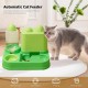 Water Dispenser & Feeder for Cats and Dogs, Gravity 2-in-1 Automatic Dry Food Dispenser for Cats and Dogs, Automatic Feeder & Water Drinker Set for Small Animals