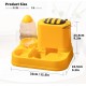 Water Dispenser & Feeder for Cats and Dogs, Gravity 2-in-1 Automatic Dry Food Dispenser for Cats and Dogs, Automatic Feeder & Water Drinker Set for Small Animals