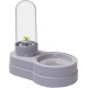 Water Dispenser for Cats and Dogs, 580 ml, Automatic Gravity Pet Drinking Fountain with Filter for Small Dogs, Cats, Rabbits, Small Animals (Grey) Water Dispenser for Cats and Dogs, 580 ml, Automatic Gravity Pet Drinking Fountain with Filter for Small Dogs, Cats, Rabbits, Small Animals (Grey)