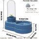 Water Dispenser for Cats and Dogs, 580 ml, Automatic Gravity Pet Drinking Fountain with Filter for Small Dogs, Cats, Rabbits, Small Animals (Grey) Water Dispenser for Cats and Dogs, 580 ml, Automatic Gravity Pet Drinking Fountain with Filter for Small Dogs, Cats, Rabbits, Small Animals (Grey)