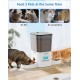 WellToBe Automatic Feeder for 2 Cats, Automatic Feeder for 2 Pets with Desiccant Bag, Pet Feeder with Timer, 6 Meals a Day with Portion Control, Dual Power Supply WellToBe Automatic Feeder for 2 Cats, Automatic Feeder for 2 Pets with Desiccant Bag, Pet Feeder with Timer, 6 Meals a Day with Portion Control, Dual Power Supply