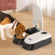 Wuudi Automatic Cat Feeder for 2 Meals Automatic Feeder Dogs with Timer, Pet Feeder Feeding Bowl Wet Food Suitable for Dry Food, Small to Medium Pets Wuudi Automatic Cat Feeder for 2 Meals Automatic Feeder Dogs with Timer, Pet Feeder Feeding Bowl Wet Food Suitable for Dry Food, Small to Medium Pets