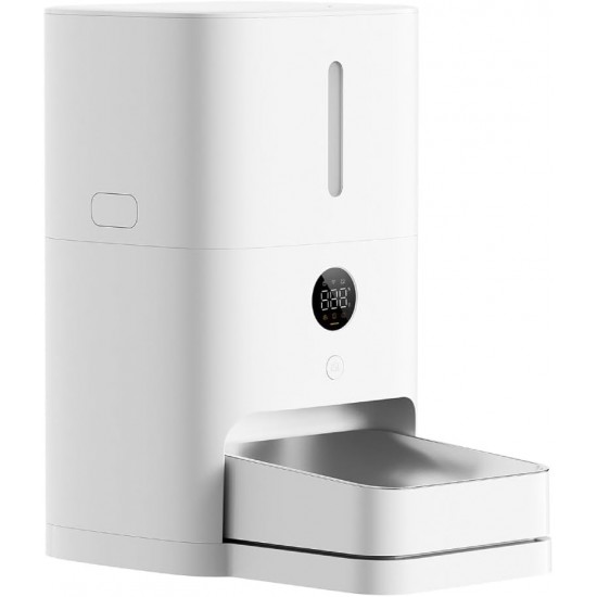 Xiaomi Smart Pet Food Feeder 2-5L Large Food Compartment for up to 2.5 kg Dry Food, LED Display, Gram-Accurate Weight Detection and Warning Sensors, Emergency Power with AA Batteries, Bite-Proof Nylon Xiaomi Smart Pet Food Feeder 2-5L Large Food Compartment for up to 2.5 kg Dry Food, LED Display, Gram-Accurate Weight Detection and Warning Sensors, Emergency Power with AA Batteries, Bite-Proof Nylon