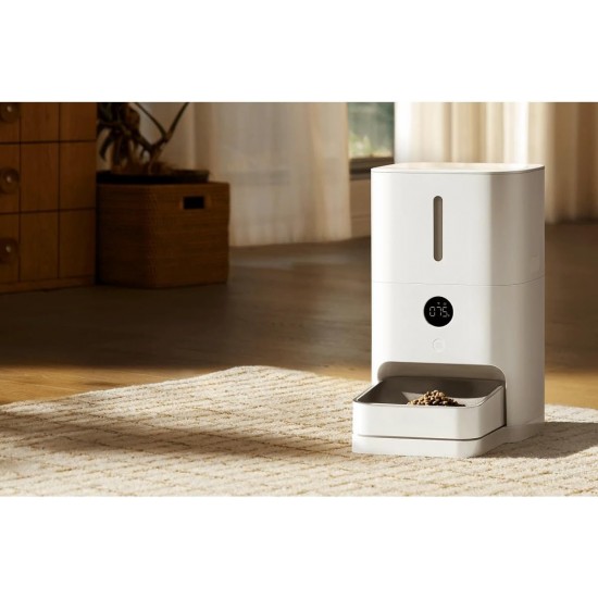 Xiaomi Smart Pet Food Feeder 2-5L Large Food Compartment for up to 2.5 kg Dry Food, LED Display, Gram-Accurate Weight Detection and Warning Sensors, Emergency Power with AA Batteries, Bite-Proof Nylon Xiaomi Smart Pet Food Feeder 2-5L Large Food Compartment for up to 2.5 kg Dry Food, LED Display, Gram-Accurate Weight Detection and Warning Sensors, Emergency Power with AA Batteries, Bite-Proof Nylon