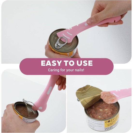 Xinjoduz Pack of 2 Cat Food Lids, Can Lid and Cat Spoon, Silicone Universal Can Lid, Pink, Cute Lids for Food Storage, Dog Cat Food, Pet Food Cans Xinjoduz Pack of 2 Cat Food Lids, Can Lid and Cat Spoon, Silicone Universal Can Lid, Pink, Cute Lids for Food Storage, Dog Cat Food, Pet Food Cans