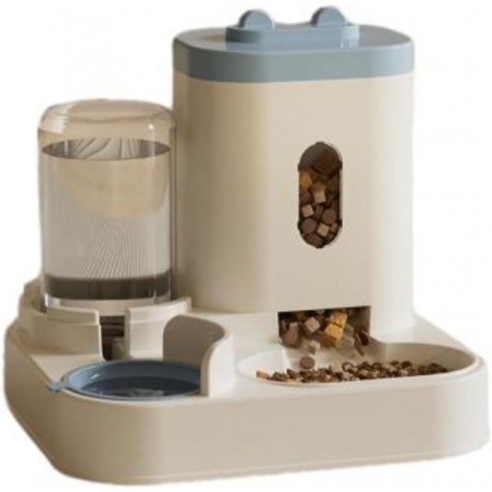 YIYILU Cat Food Dispenser 2 in 1 Automatic Feeder and Water Dispenser for Small Pets YIYILU Cat Food Dispenser 2 in 1 Automatic Feeder and Water Dispenser for Small Pets