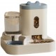 YIYILU Cat Food Dispenser 2 in 1 Automatic Feeder and Water Dispenser for Small Pets