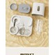 YIYILU Cat Food Dispenser 2 in 1 Automatic Feeder and Water Dispenser for Small Pets