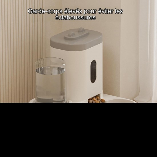 YIYILU Cat Food Dispenser 2 in 1 Automatic Feeder and Water Dispenser for Small Pets YIYILU Cat Food Dispenser 2 in 1 Automatic Feeder and Water Dispenser for Small Pets