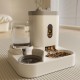 YIYILU Cat Food Dispenser 2 in 1 Automatic Feeder and Water Dispenser for Small Pets