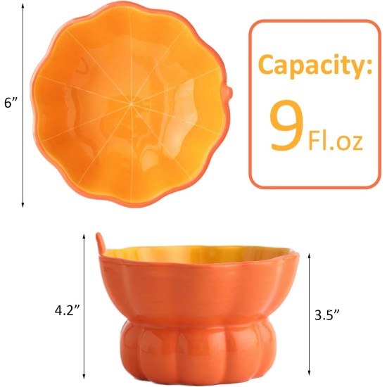 Yeexoxow Raised Cat Bowl, Ceramic Pink Raised Cat Food Bowl for Indoor Cats, Anti Vomiting and Protect Pet's Spine, Cute Tilted Cat Bowl for Flat Cats Yeexoxow Raised Cat Bowl, Ceramic Pink Raised Cat Food Bowl for Indoor Cats, Anti Vomiting and Protect Pet's Spine, Cute Tilted Cat Bowl for Flat Cats