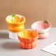 Yeexoxow Raised Cat Bowl, Ceramic Pink Raised Cat Food Bowl for Indoor Cats, Anti Vomiting and Protect Pet's Spine, Cute Tilted Cat Bowl for Flat Cats Yeexoxow Raised Cat Bowl, Ceramic Pink Raised Cat Food Bowl for Indoor Cats, Anti Vomiting and Protect Pet's Spine, Cute Tilted Cat Bowl for Flat Cats