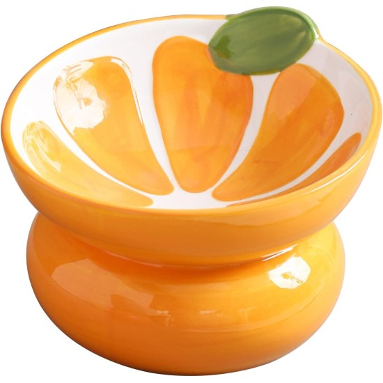 Yeexoxow Raised Cat Bowl, Ceramic Pink Raised Cat Food Bowl for Indoor Cats, Anti Vomiting and Protect Pet's Spine, Cute Tilted Cat Bowl for Flat Cats Yeexoxow Raised Cat Bowl, Ceramic Pink Raised Cat Food Bowl for Indoor Cats, Anti Vomiting and Protect Pet's Spine, Cute Tilted Cat Bowl for Flat Cats